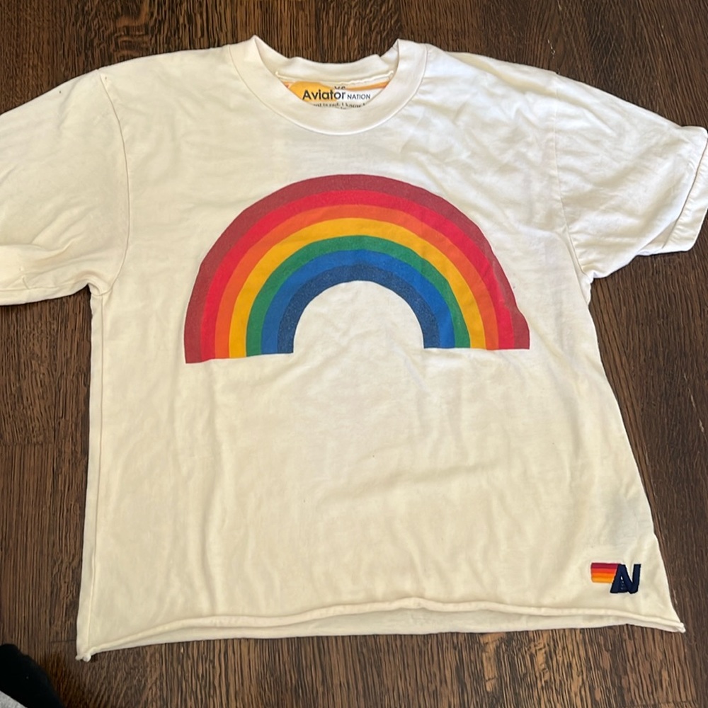 Rainbow Aviator Nation T-Shirt